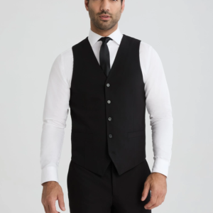 Men's Modern Fit Suit Vest Black