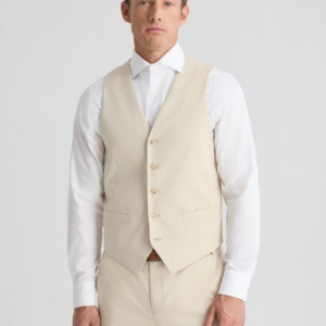Men's Modern Fit Suit Vest Tan